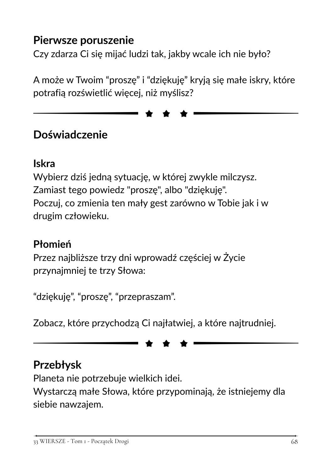 33 Wiersze - Tom 1 - Początek Drogi - obrazek 4