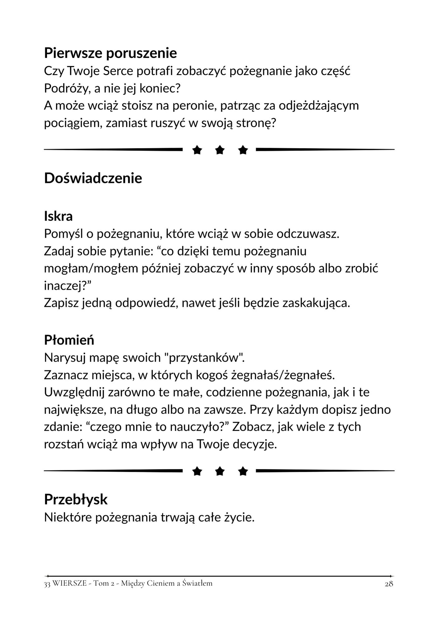 33 Wiersze - Tom 2 - Między Cieniem a Światłem - obrazek 4