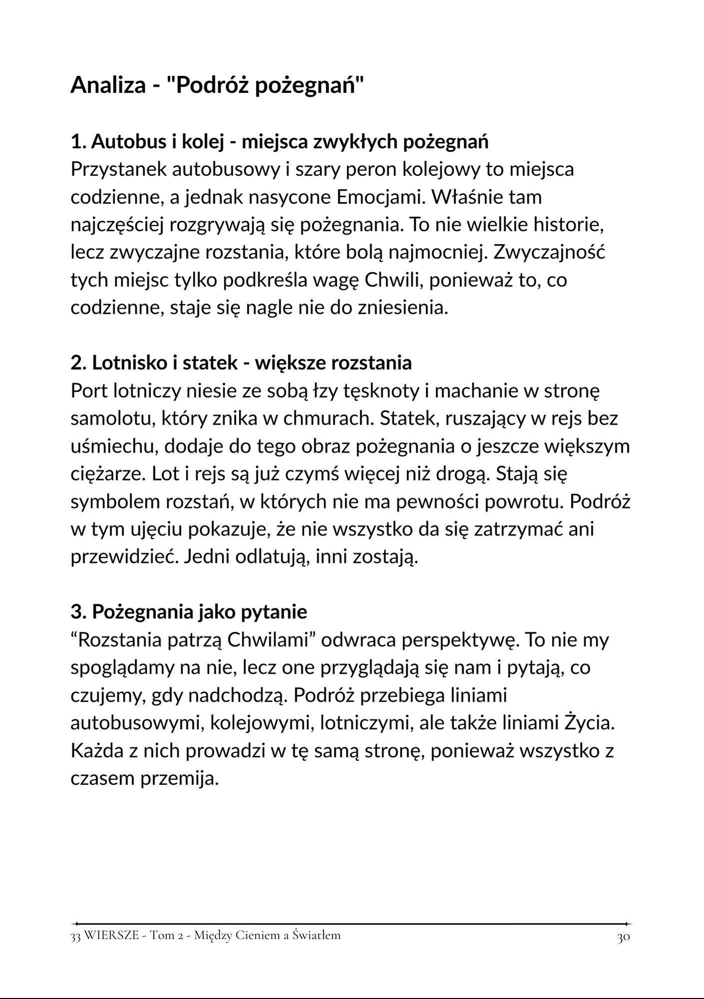 33 Wiersze - Tom 2 - Między Cieniem a Światłem - obrazek 6